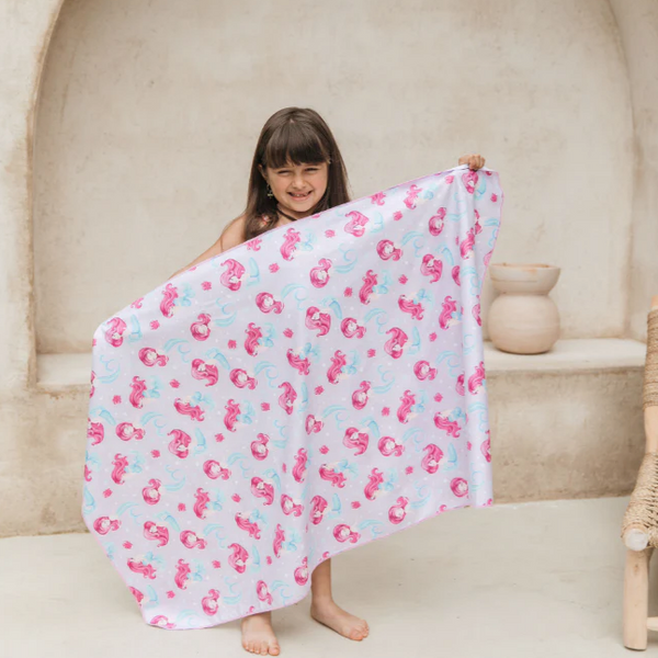 Toalla Playera de Microfibra - Sirenita