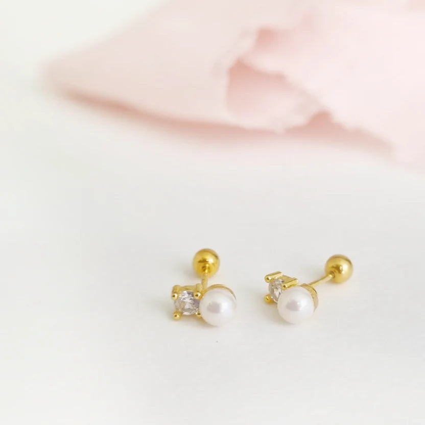 Aretes - Perfect Mini Perlas II
