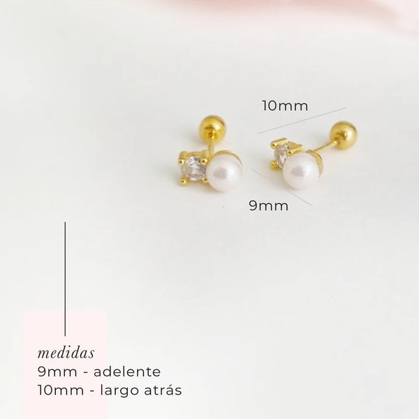 Aretes - Perfect Mini Perlas II
