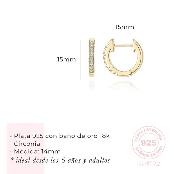 Aretes - Huggies Circonia