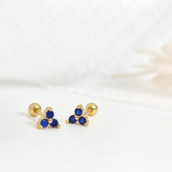 Aretes - Mini Trio Azul