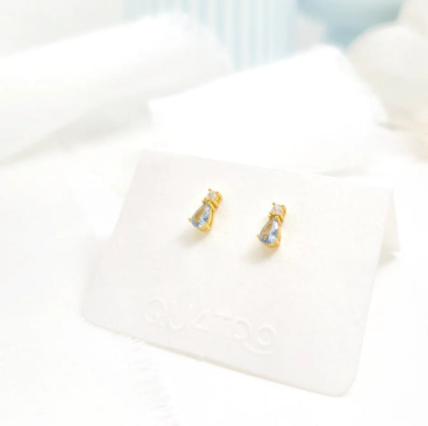 Aretes - Circonia Aguamarina