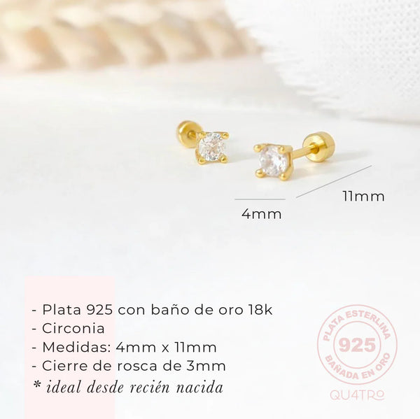 Aretes - Mini Circonia