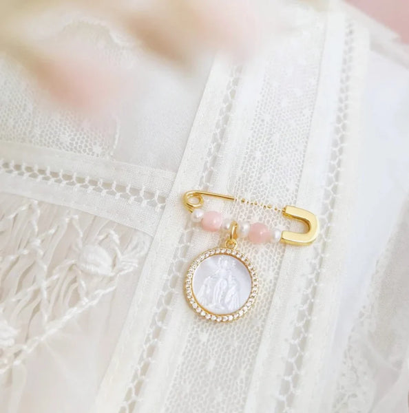 Pin - Milagrosa Nacar 3 Blush & Perlas