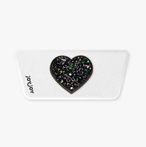 Snaps de Zapatilla Básica - Corazón Negro