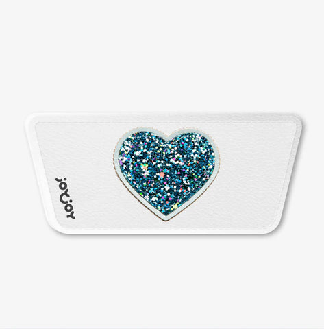 Snaps de Zapatilla Básica - Corazón Azul