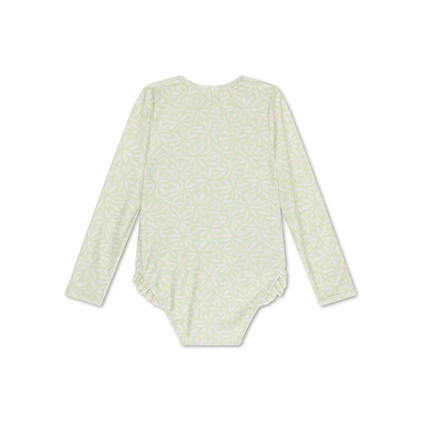 Vestido de Baño Manga Larga - Matcha Verde