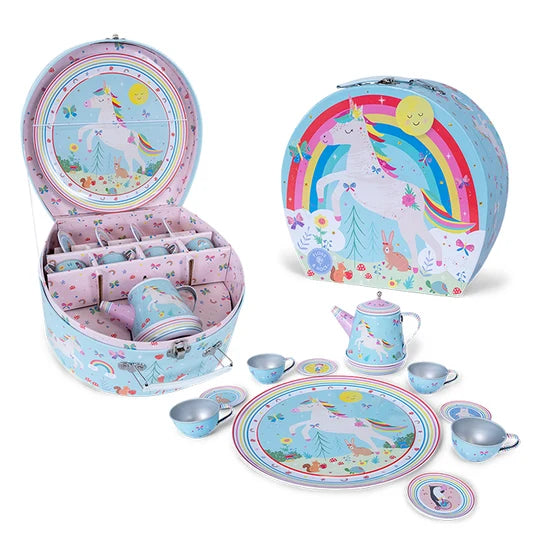 Juego de Té Musical 11 Piezas - Unicornio Arcoiris