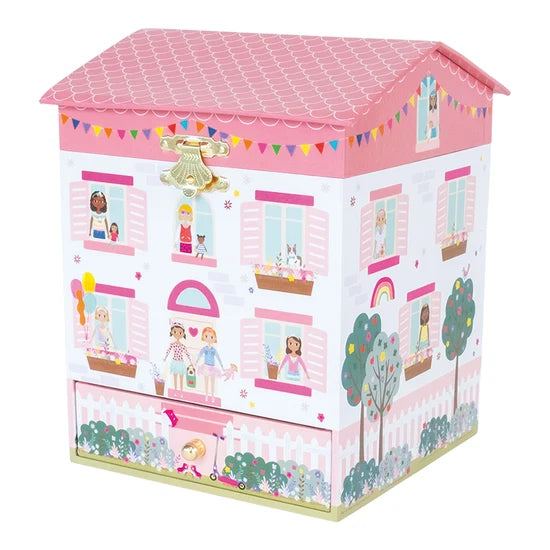 Caja de Joyería Musical - Casa de Muñecas