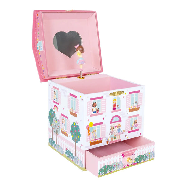 Caja de Joyería Musical - Casa de Muñecas