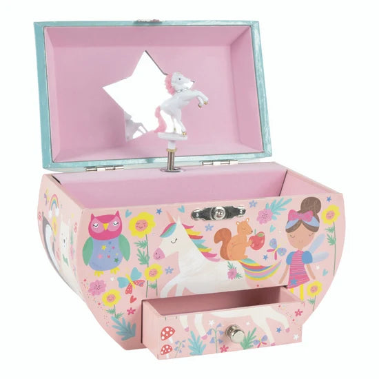 Caja de Joyería Musical - Hada Arcoiris