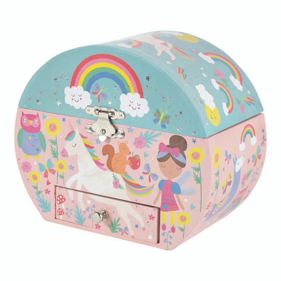 Caja de Joyería Musical - Hada Arcoiris