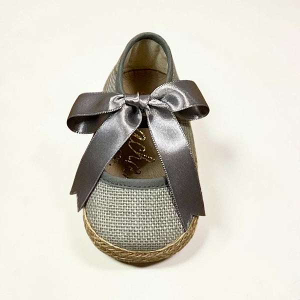 Alpargatas Lino Gris