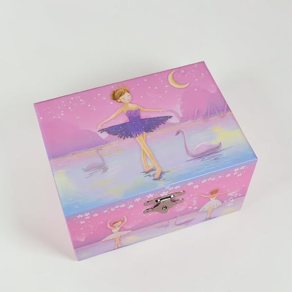 Caja Musical Bailarina Cisnes