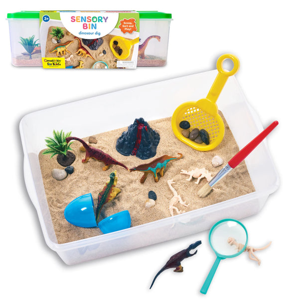 Sensory Bin - Dinosaurios