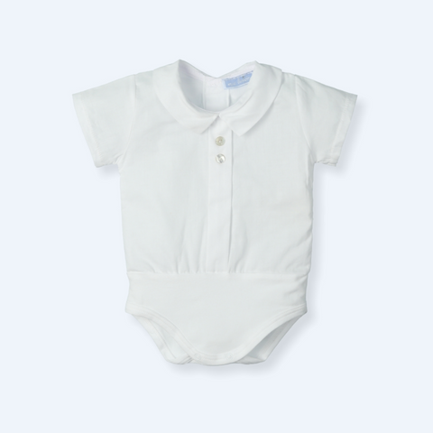 Body Básico Cuello en V - Blanco