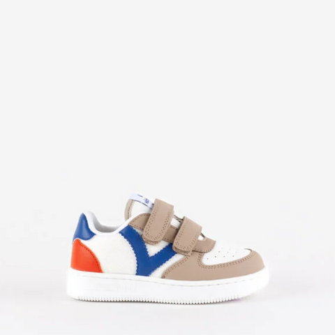 Zapatillas Tiempo Tiras Multicolor - Beige