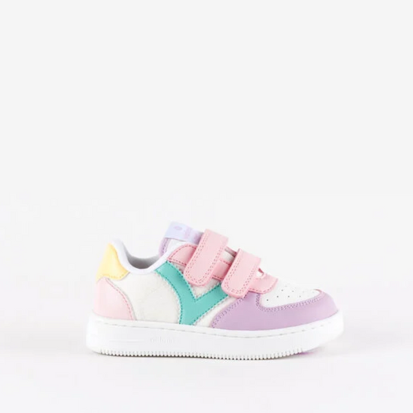 Zapatillas Tiempo Tiras Multicolor - Rosa