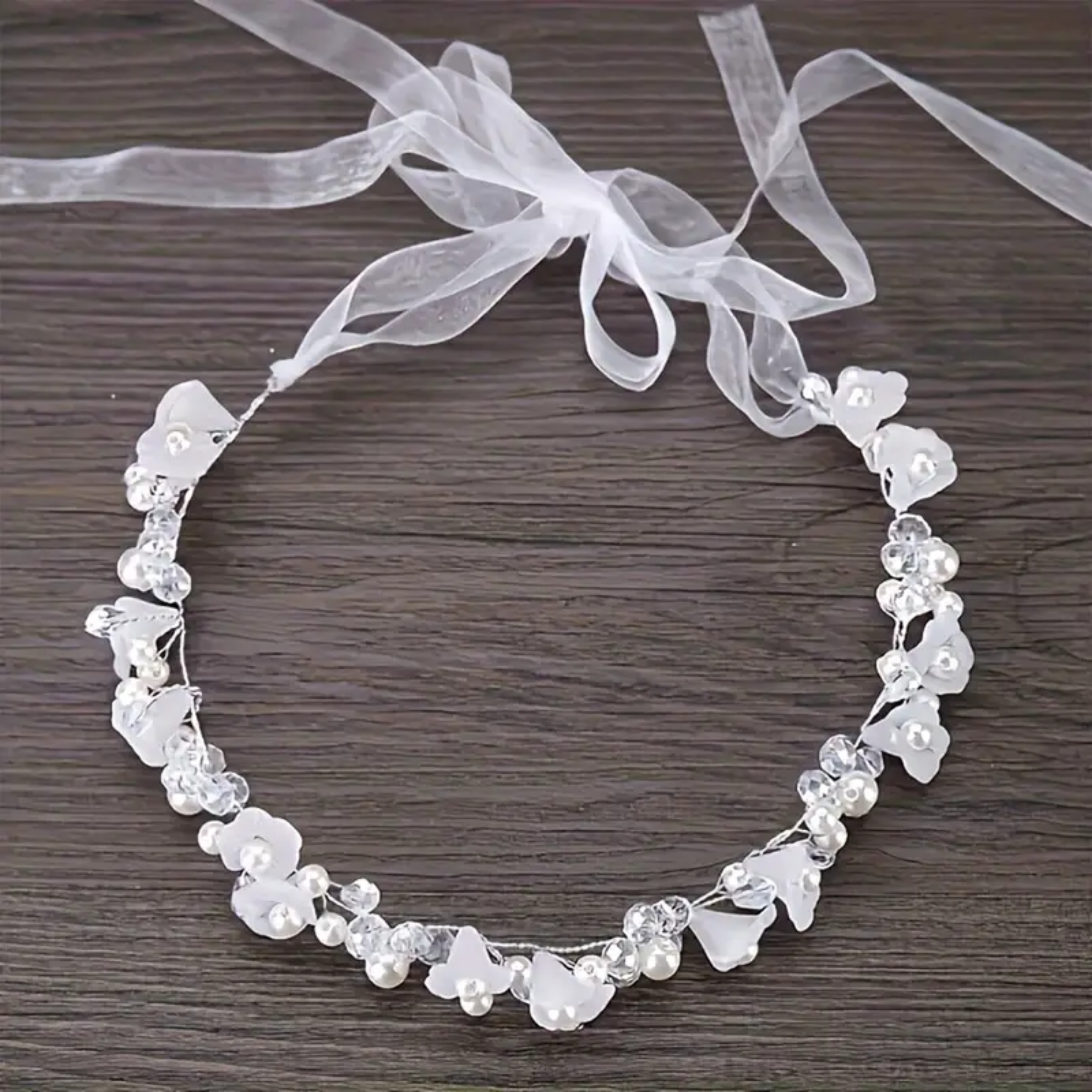 Diadema - Blanca Perlas