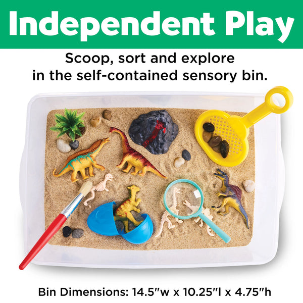 Sensory Bin - Dinosaurios