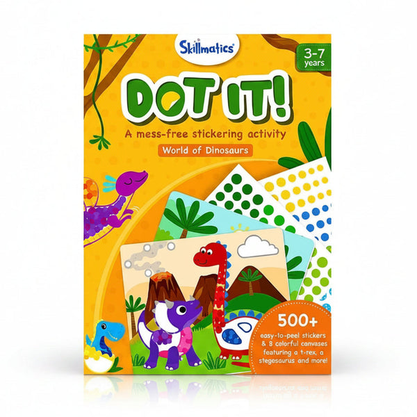 Dot It Arte con Pegatinas - Dinosaurios