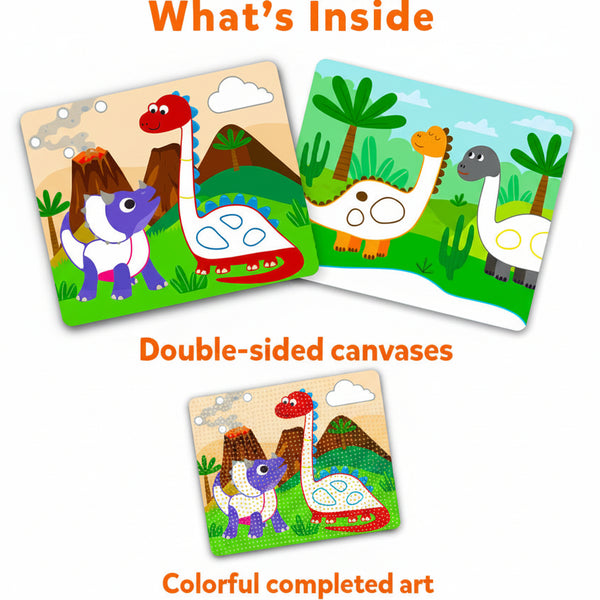 Dot It Arte con Pegatinas - Dinosaurios