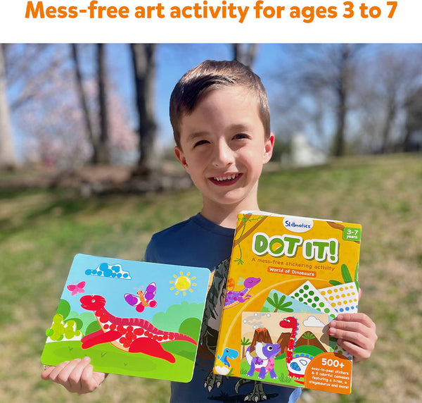 Dot It Arte con Pegatinas - Dinosaurios