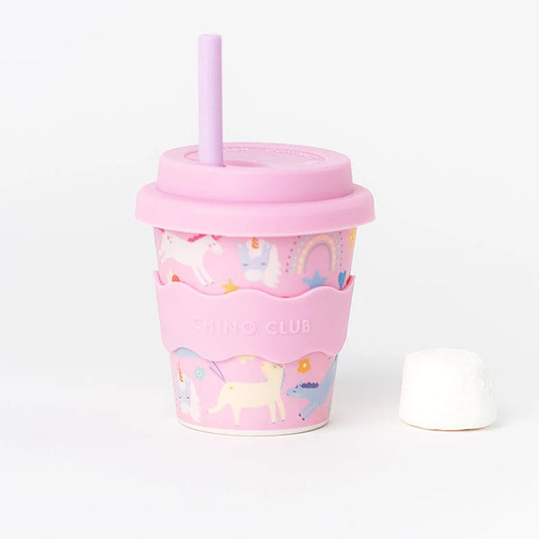Vasito Babyccino 4oz - Unicornio Rosado