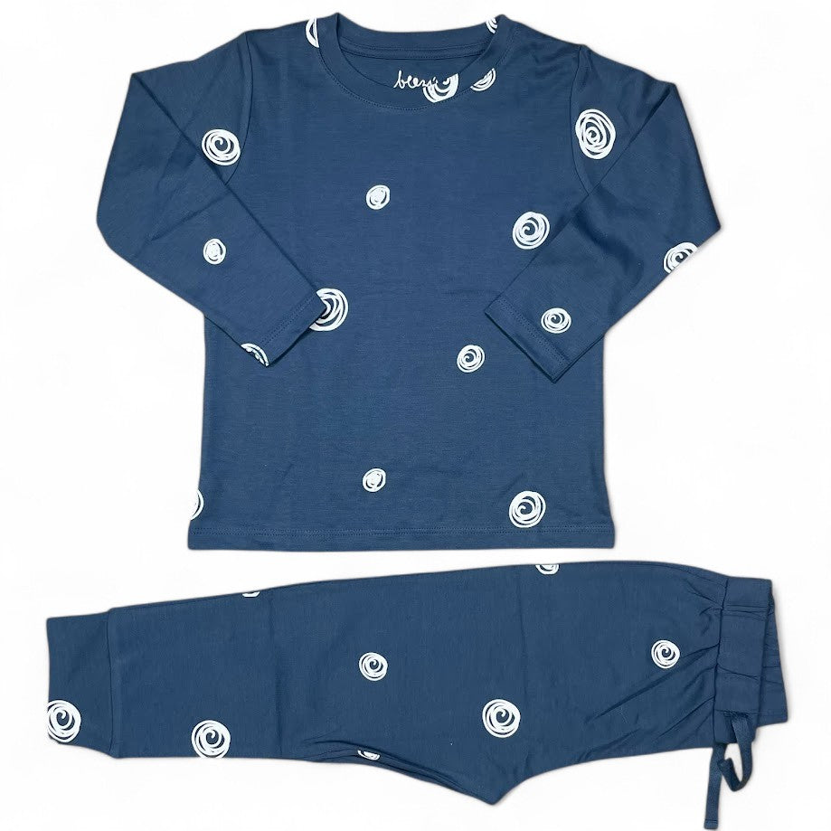 Pijama Remolinos Azul