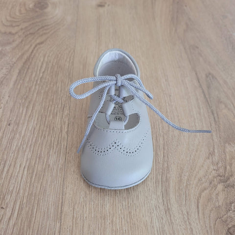 Zapato Oxford Gris Bebe