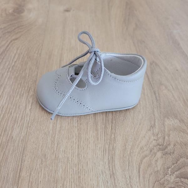 Zapato Oxford Gris Bebe