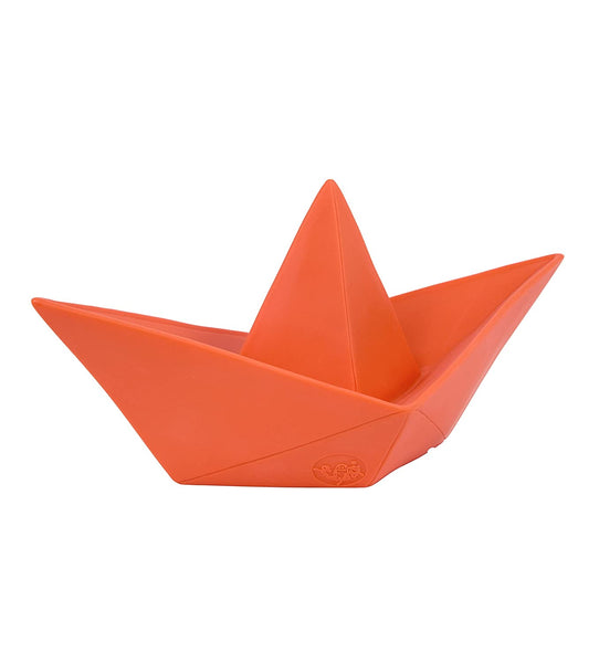 Barco de Papel Naranja