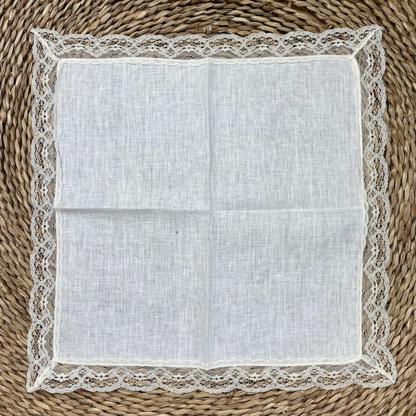 Pañuelo Lino de Bautizo
