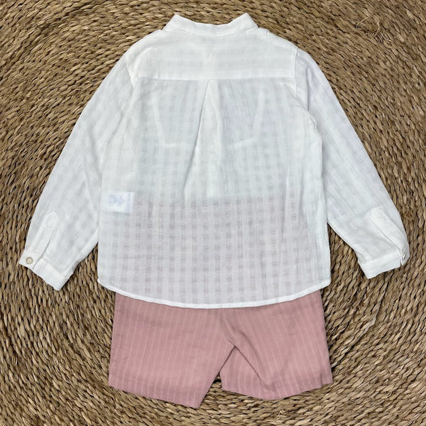 Conjunto Bermuda Rosa