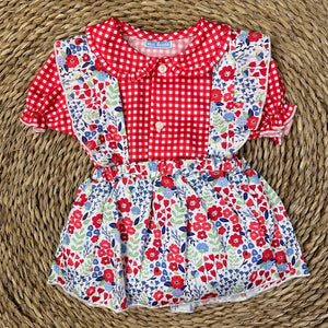 Conjunto Manzanilla - Rojo