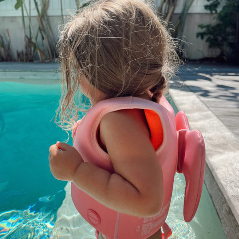 Chaleco Flotador 1-2 Años Unicornio Rosado