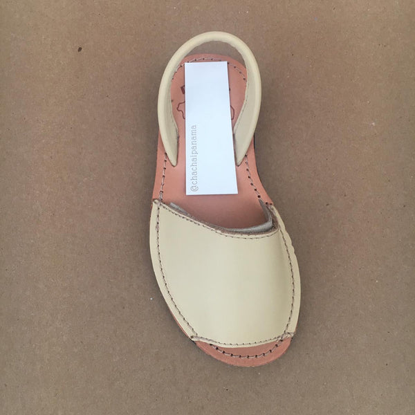 Menorquina Beige Sin Velcro