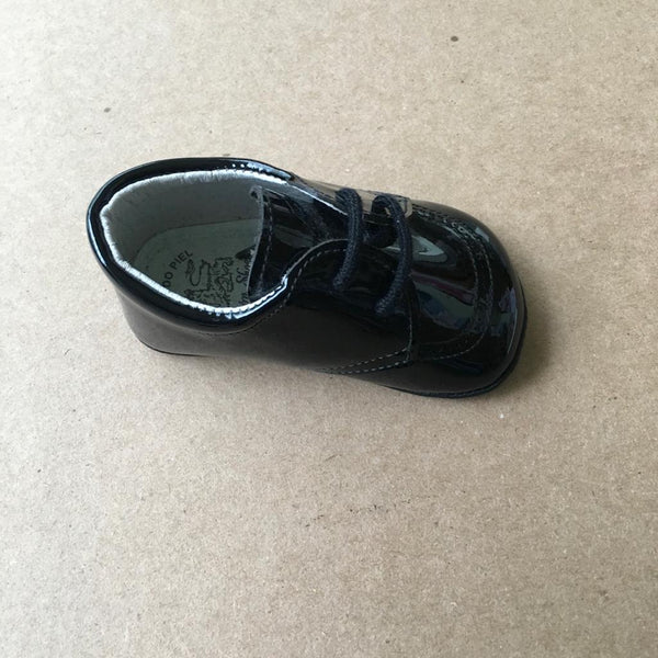 Zapato cordón Charol Negro