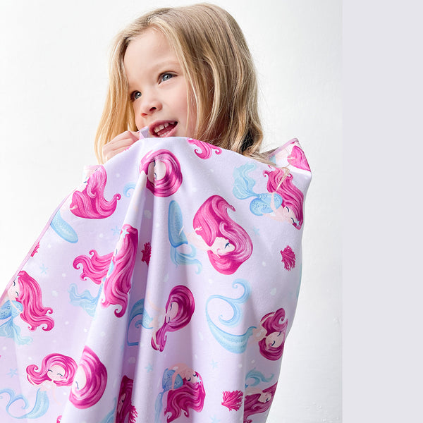 Toalla Playera de Microfibra - Sirenita