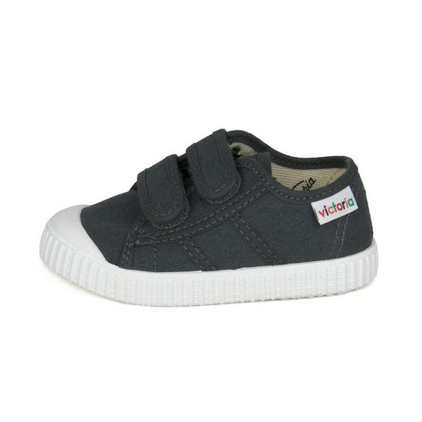 Zapatillas Doble Velcro Antracita