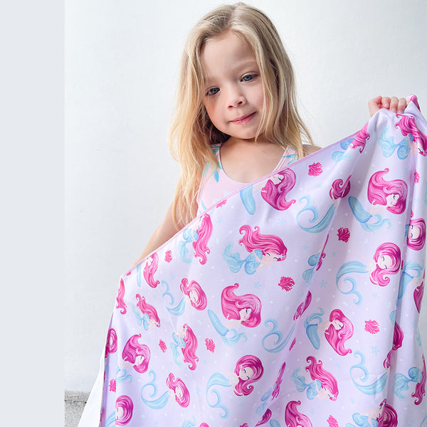 Toalla Playera de Microfibra - Sirenita